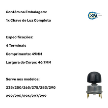 Carregar imagem no visualizador da galeria, Chave Interruptor de luz - 2801226