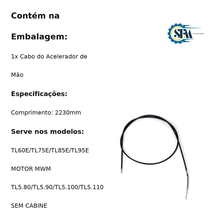 Carregar imagem no visualizador da galeria, 73402910 - CABO DO COMANDO DO ACELERADOR
