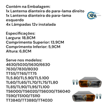 Carregar imagem no visualizador da galeria, Kit Lanternas dianteiras com lâmpadas - 82992038 e 82992039