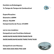 Carregar imagem no visualizador da galeria, D5NN9030A - TAMPA DO TANQUE