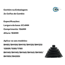 Carregar imagem no visualizador da galeria, 81673110 - COIFA DO CAMBIO (2UN)