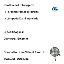 Carregar imagem no visualizador da galeria, Farol dianteiro lado direito com lâmpada - 190300