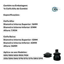 Carregar imagem no visualizador da galeria, 1678565 / 180579 COIFA ALTA E COIFA BAIXA

