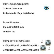 Carregar imagem no visualizador da galeria, Kit Faroís com lâmpada - 6263123
