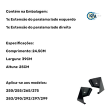 Carregar imagem no visualizador da galeria, 022886 / 022887 - EXTENSÃO DE PARALAMA DIREITO E ESQUERDO
