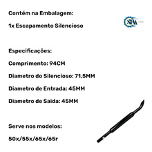 Carregar imagem no visualizador da galeria, Escapamento Silencioso - 487541
