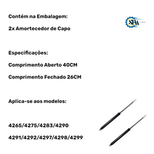 Carregar imagem no visualizador da galeria, 6235447 - AMORTECEDOR DE CAPO (2UN)

