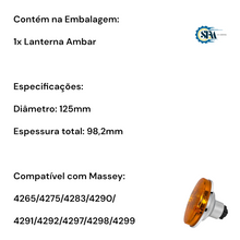 Carregar imagem no visualizador da galeria, Lanterna traseira âmbar - 6233239

