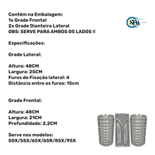 Carregar imagem no visualizador da galeria, 828171 / 188660 - GRADE DIANTEIRA E GRADES LATERAIS
