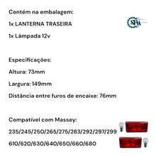 Carregar imagem no visualizador da galeria, Kit Lanternas traseiras com lâmpadas - 3410658
