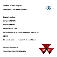 Carregar imagem no visualizador da galeria, Emblema da Grade Dianteira - 3147552
