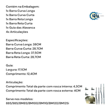 Carregar imagem no visualizador da galeria, Kit do trambulador com guia, barras e articulações - 80063510
