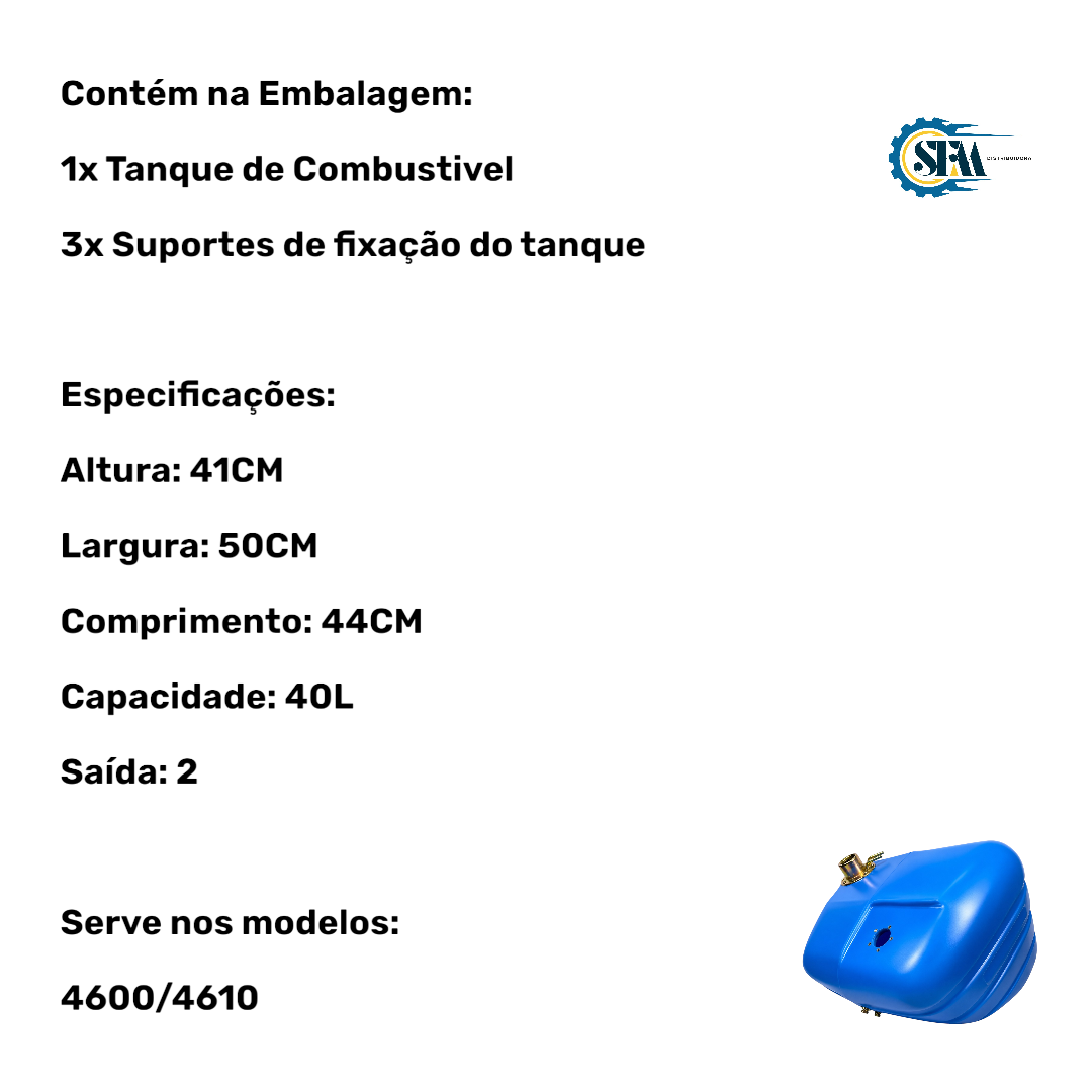 Tanque Combustivel Trator Ford 4600/4610