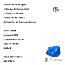 Carregar imagem no visualizador da galeria, Tanque com Torneira e Tampa Trator Ford 4600/4610
