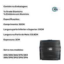 Carregar imagem no visualizador da galeria, 1876198 / 3149724 - KIT GRADE DIANTEIRA COM EMBLEMA MASSEY

