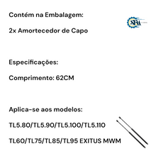 Carregar imagem no visualizador da galeria, Kit Amortecedores do câpo 62cm - 73402832
