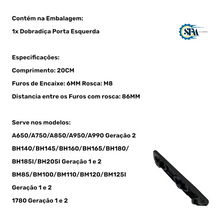 Carregar imagem no visualizador da galeria, 81856800 - DOBRADIÇA DA PORTA ESQUERDA
