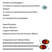 Carregar imagem no visualizador da galeria, Kit Lanternas traseiras com lâmpadas - 85194101
