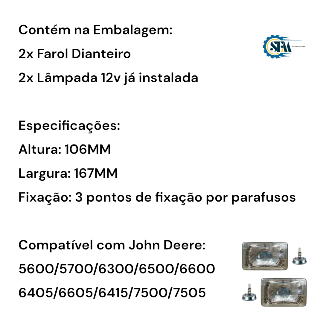 Faróis com Lâmpadas - DQ25062