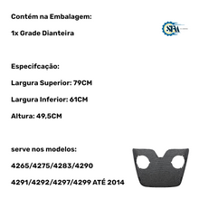 Carregar imagem no visualizador da galeria, Grade Dianteira - 6270500
