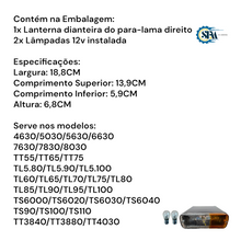 Carregar imagem no visualizador da galeria, Lanterna dianteira lado direito com lâmpadas - 82992038

