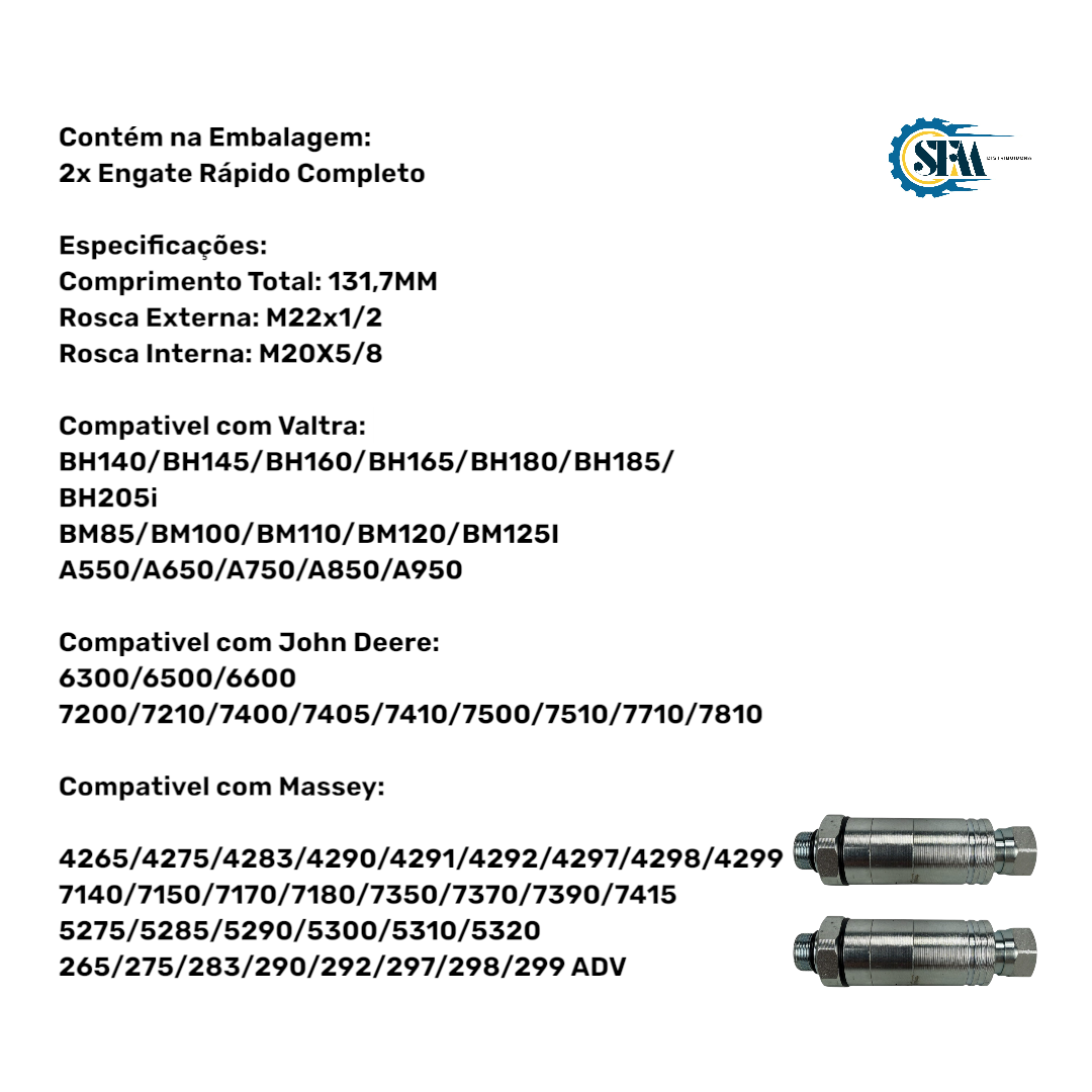 3772942 - ENGATE RAPIDO 22MM (2UN)