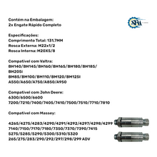 Carregar imagem no visualizador da galeria, 3772942 - ENGATE RAPIDO 22MM (2UN)
