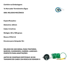 Carregar imagem no visualizador da galeria, 01184(cod12m) - MARCADOR AGUA 60MM 5 METROS

