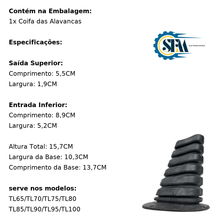 Carregar imagem no visualizador da galeria, Capa Coifa da Alavanca do Reversor - 5167408
