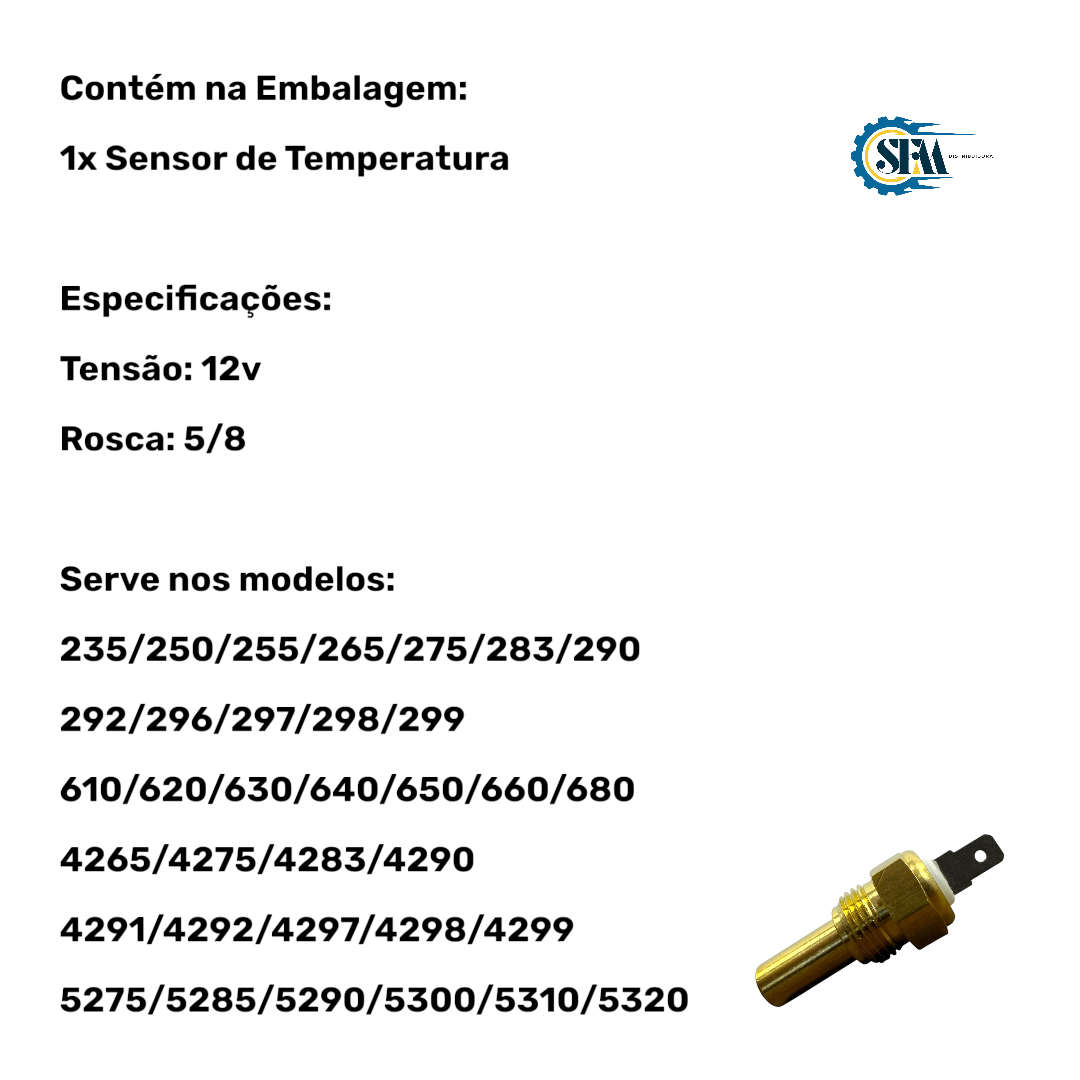 Sensor de temperatura da água - 3147425