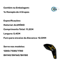 Carregar imagem no visualizador da galeria, 80637210 - MANOPLA GRUPO 4L
