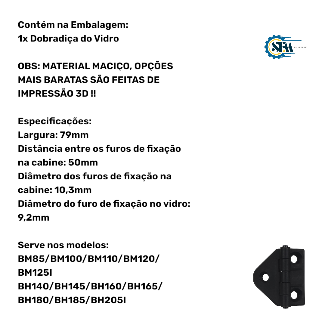 Dobradiça do Vidro Traseiro - 81471000