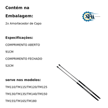 Carregar imagem no visualizador da galeria, 82019392 - AMORTECEDOR DE CAPO (2UN)
