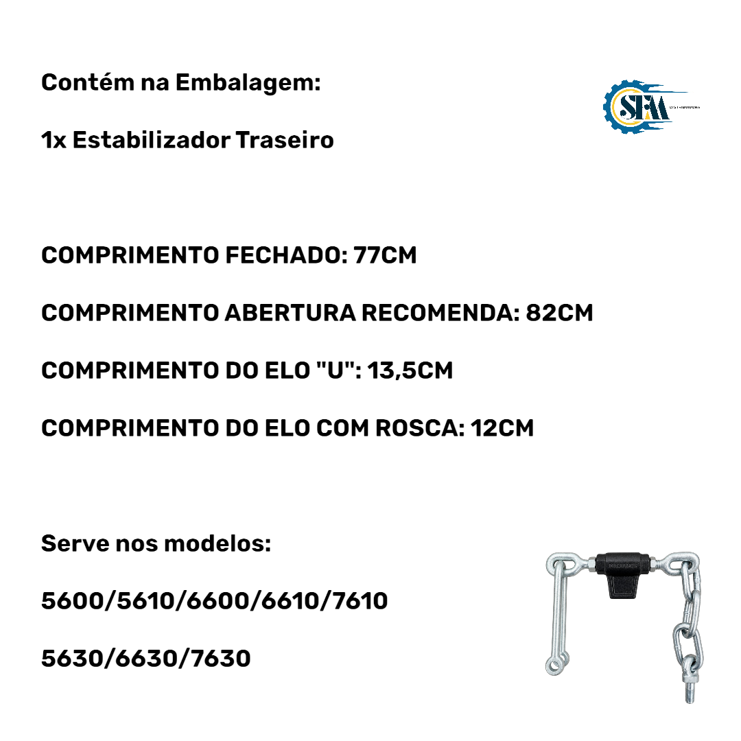 Estabilizador Traseira com elo maior - C5NNA946A