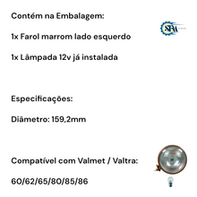 Carregar imagem no visualizador da galeria, Farol dianteiro lado esquerdo com lâmpada - 190300
