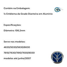 Carregar imagem no visualizador da galeria, Emblema da grade dianteira - 82005352
