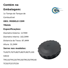 Carregar imagem no visualizador da galeria, Tampa do tanque de combustível - 82991658
