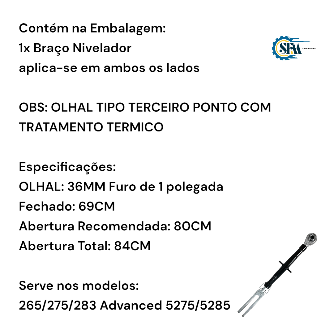 Braço Nivelador moderno - 049209