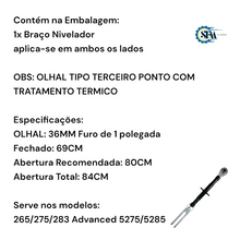 Carregar imagem no visualizador da galeria, Braço Nivelador moderno - 049209
