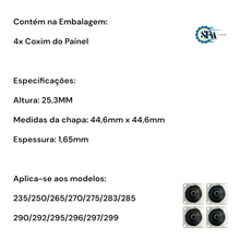 Carregar imagem no visualizador da galeria, Kit Coxins Amortecedores do painel - 3408984
