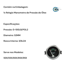 Carregar imagem no visualizador da galeria, Marcador de Pressão do Óleo - 487209
